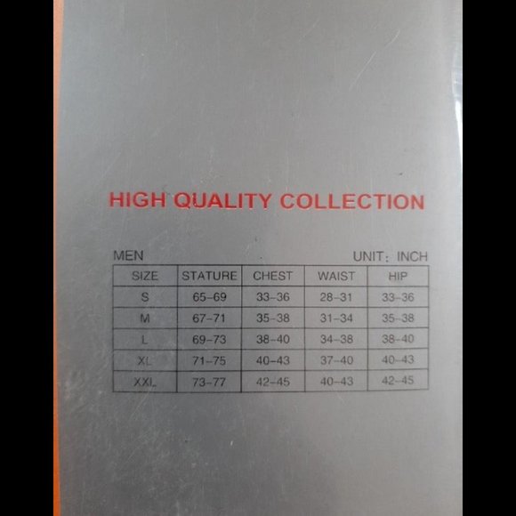 NEW Men's thermal set - Grey plaid -XL - Picture 3 of 3